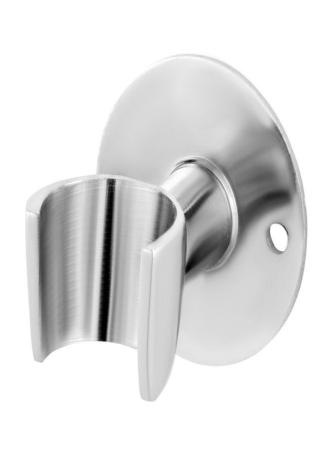 Kinik Multi Purpose Round Fix Wall Mounted Brass Hook | Chrome Plated Holder for Faucet, Health Faucet & Hand Shower - Image 1
